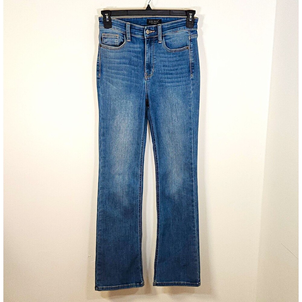 Judy Blue Los Angeles Bootcut Stretch Denim Jeans Medium Wash Blue Size 3 26